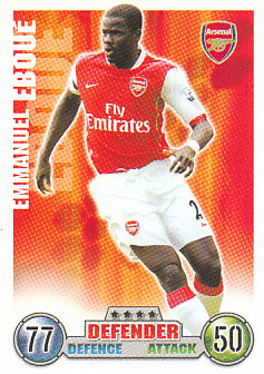 Emmanuel Eboue Arsenal 2007/08 Topps Match Attax #3